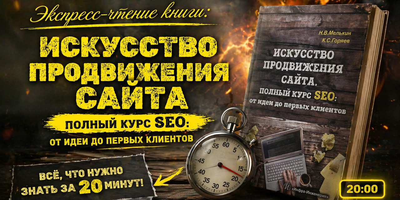 Экспресс-чтение: Искусство продвижения сайта. Полный курс SEO: от идеи до первых клиентов Экспресс-чтение: Искусство продвижения сайта. Полный курс SEO: от идеи до первых клиентов