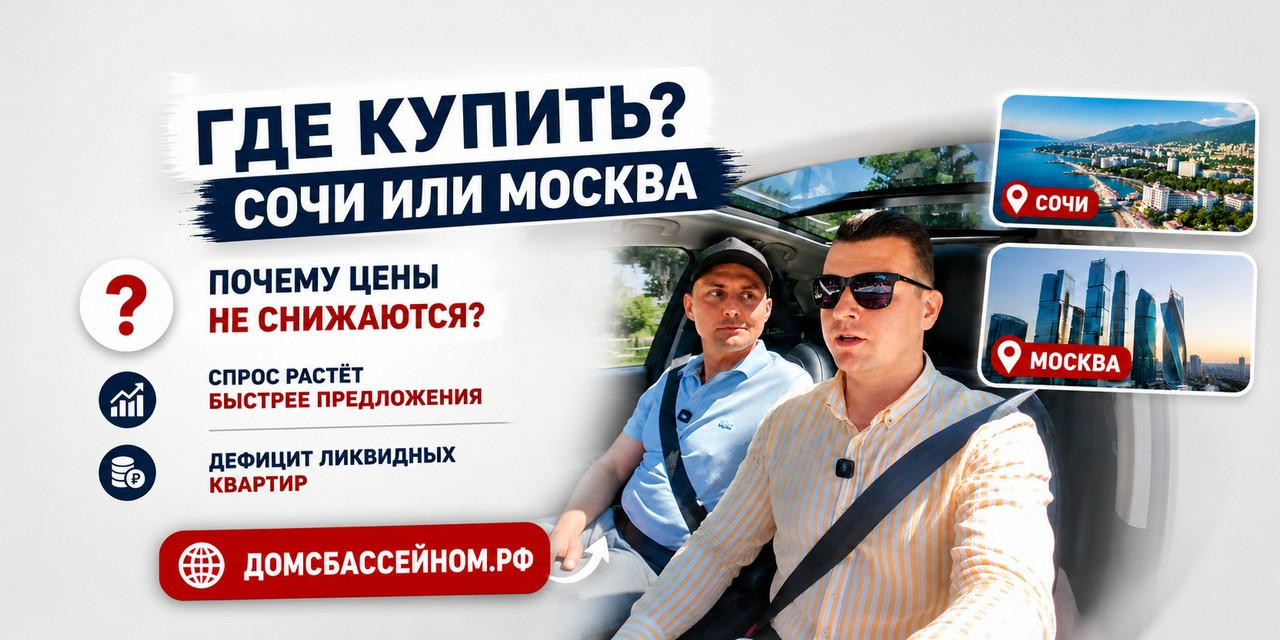 Стоит ли покупать квартиру в Сочи в 2026: разбор рынка от риелтора